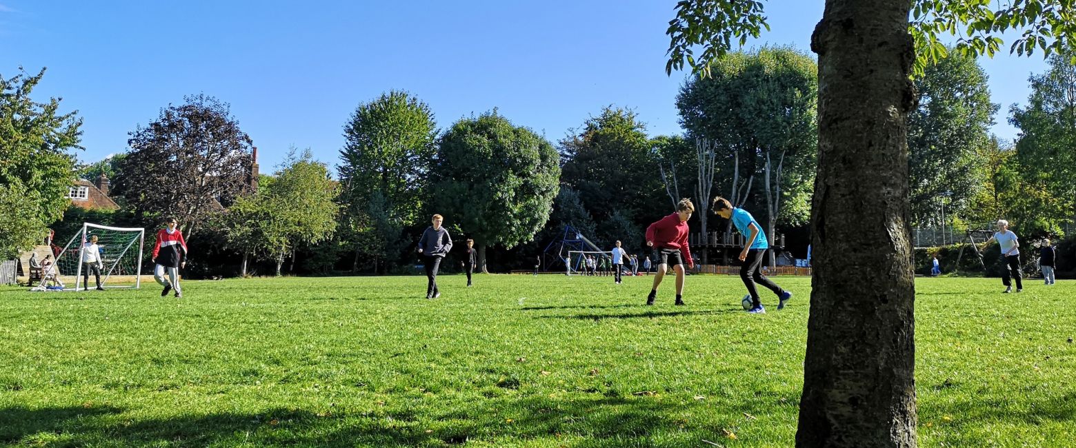 Football on the Field