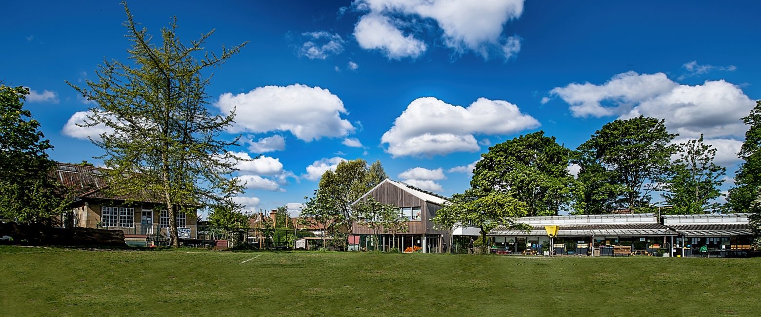 Lower School buildings on a sunny day