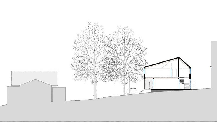 Cross section of proposed new Sixth Form Centre