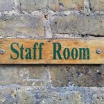 Staff Room Sign