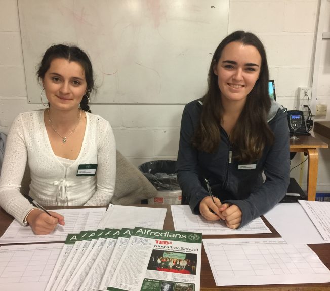 Charlotte And Georgina Registration Desk