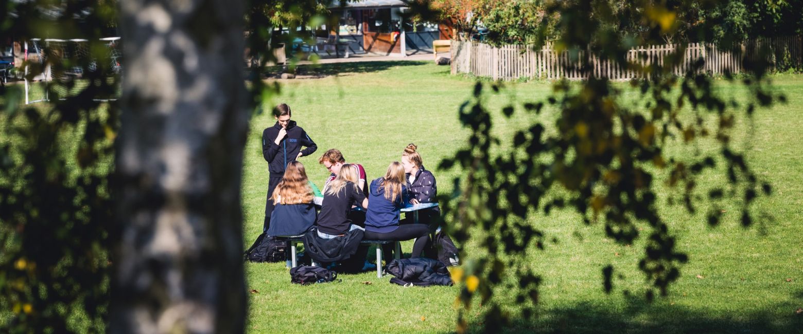 Students on School Field