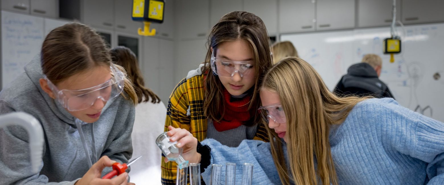 Science Lesson in School