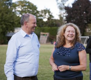 Dawn with former Head of Upper School, Rod Jackson