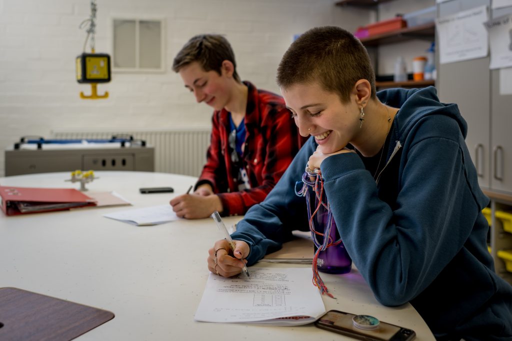 Students in a lesson