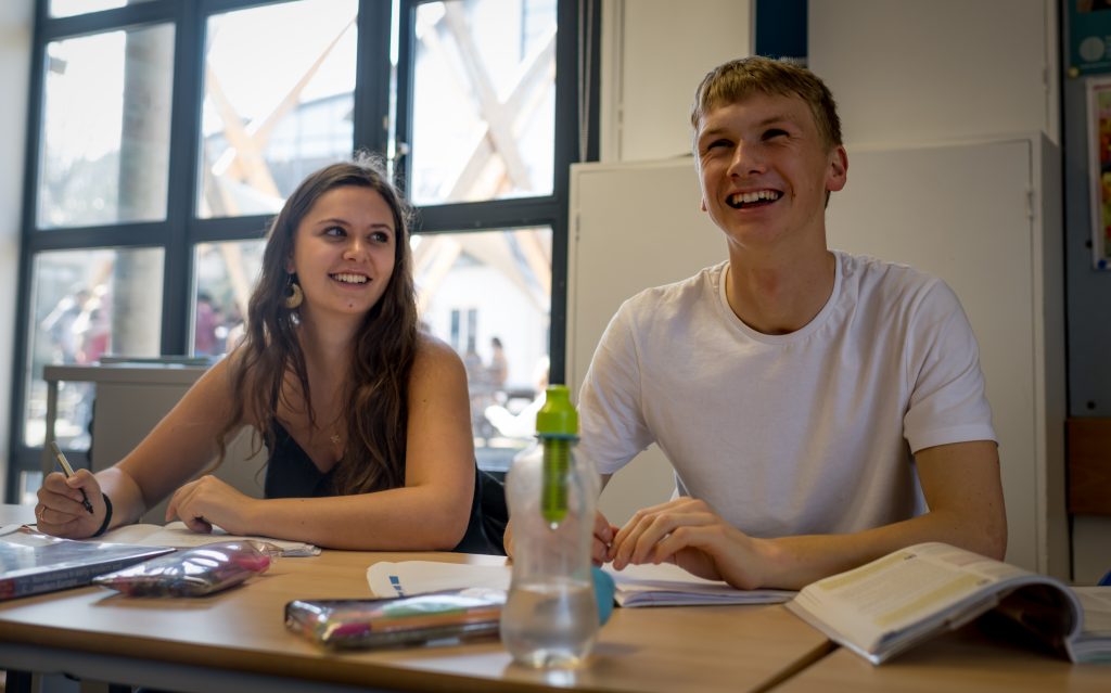 Students in a lesson