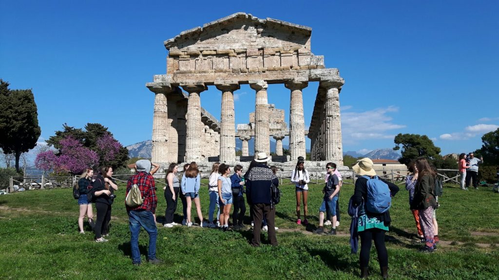 Students on a Latin trip