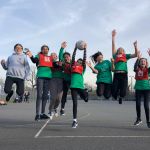 Student netball team group photo