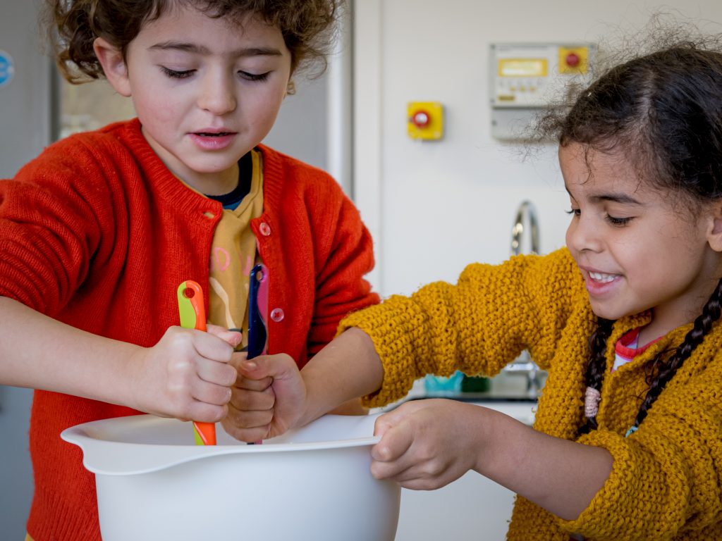 Lower School students baking