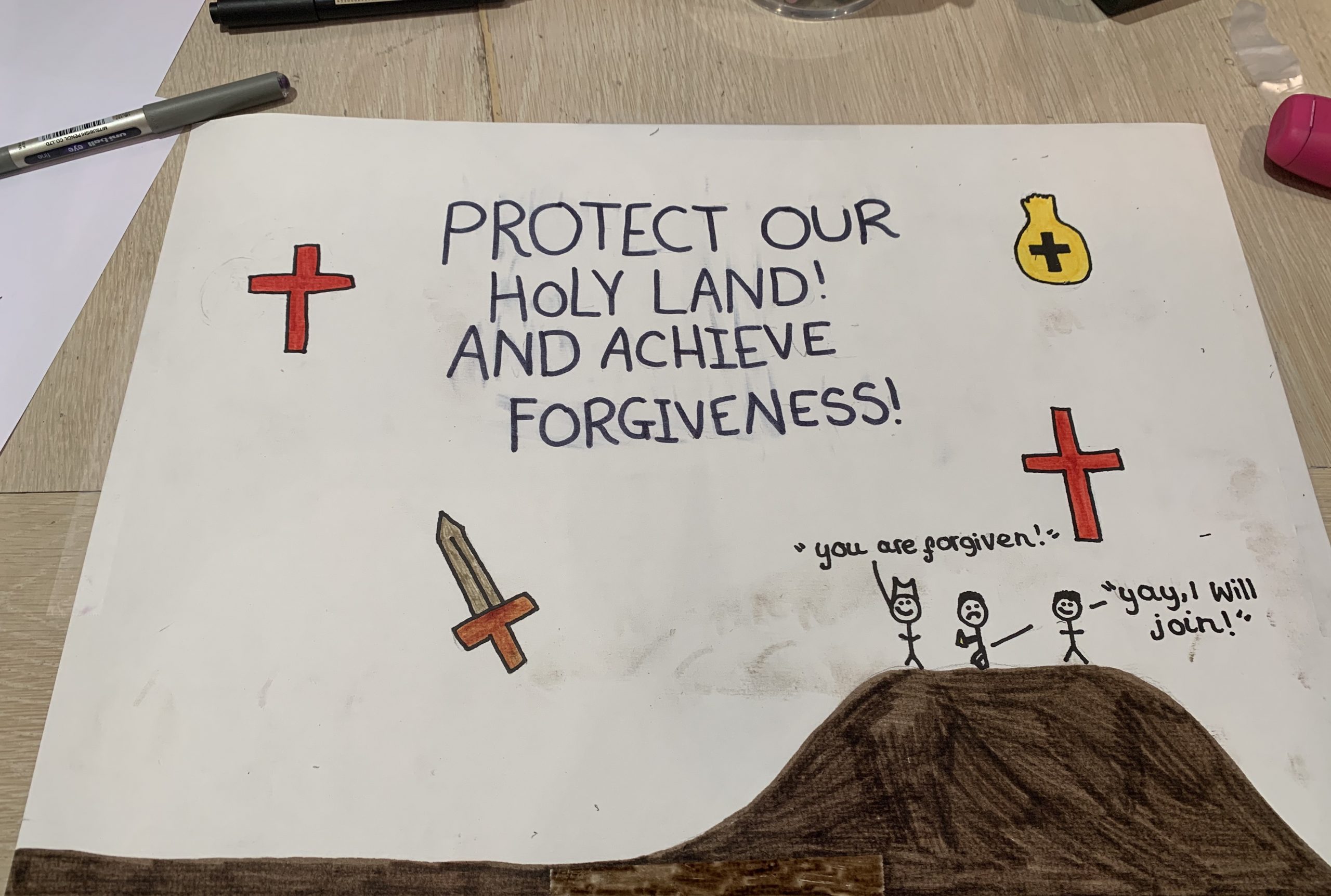 Year 7 students are on a Crusade | King Alfred School