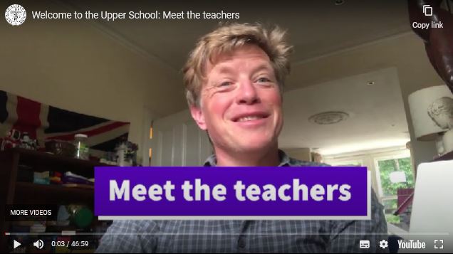 Video still of a teacher