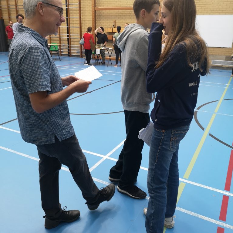 Student and Head Teacher