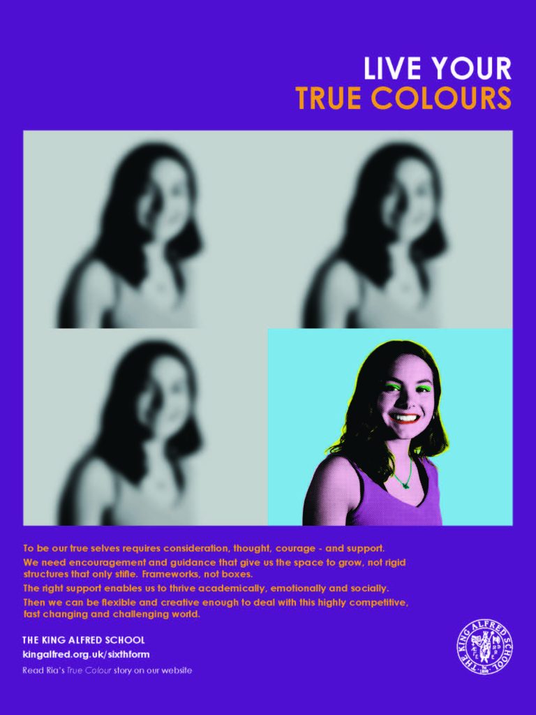 Print advert - Live Your True Colours