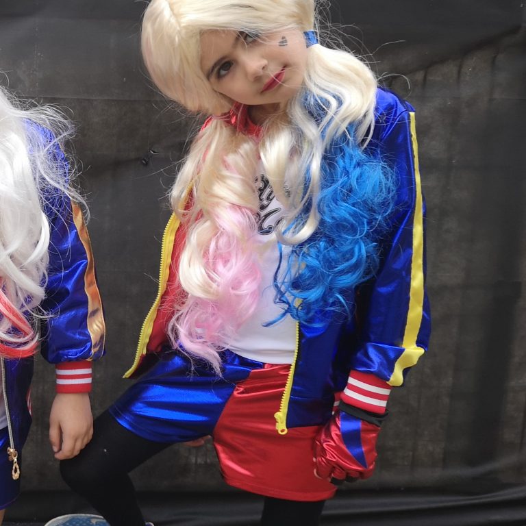 Student wearing Halloween costume