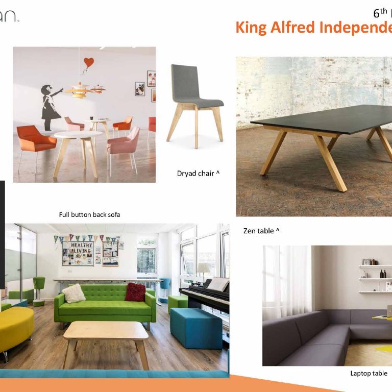 Images of 6th Form furniture and interiors inspiration