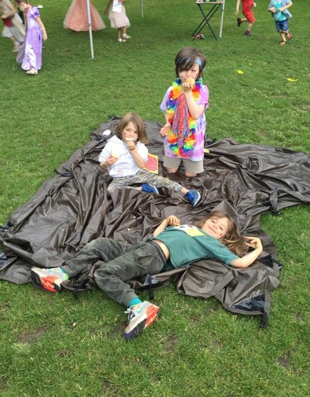 3 Students on the grass