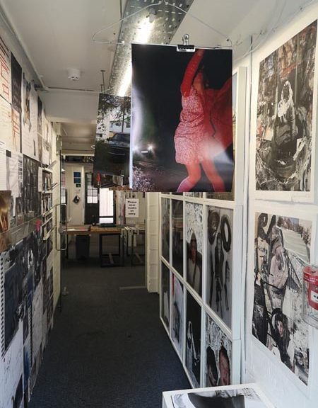 photographs in the photography room at King Alfred School