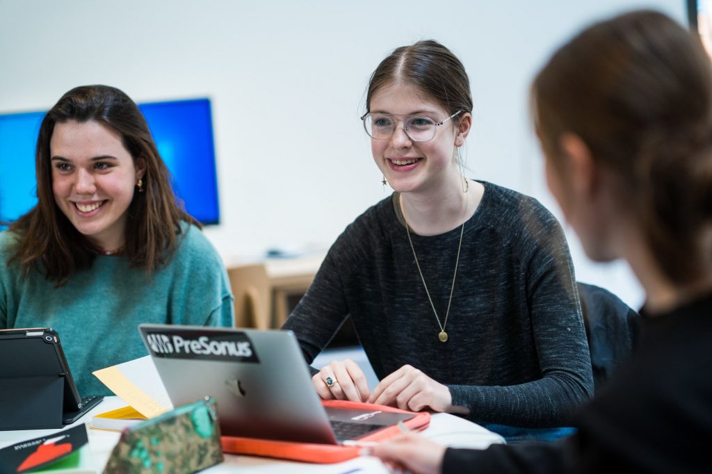 Sixth Form student upstairs in new Sixth Form centre