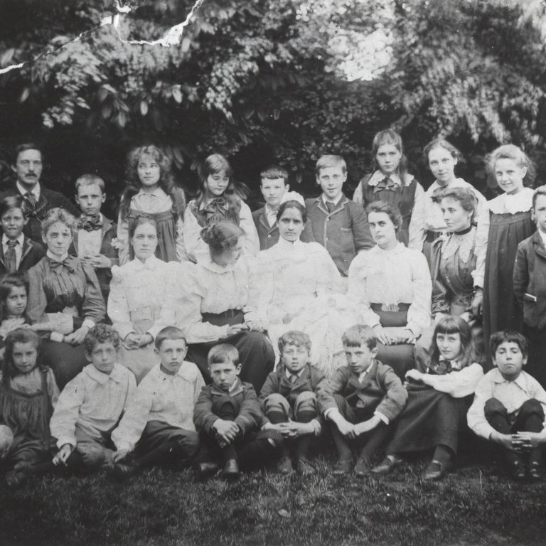 1899 black and white school photo