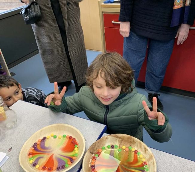 Lower school student taking part in Science Expo