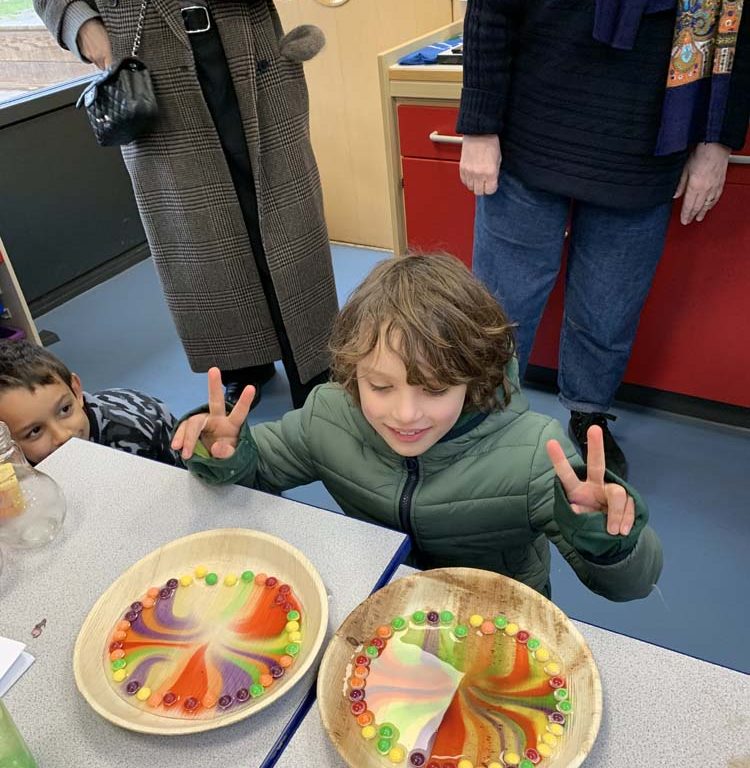 Lower school student taking part in Science Expo