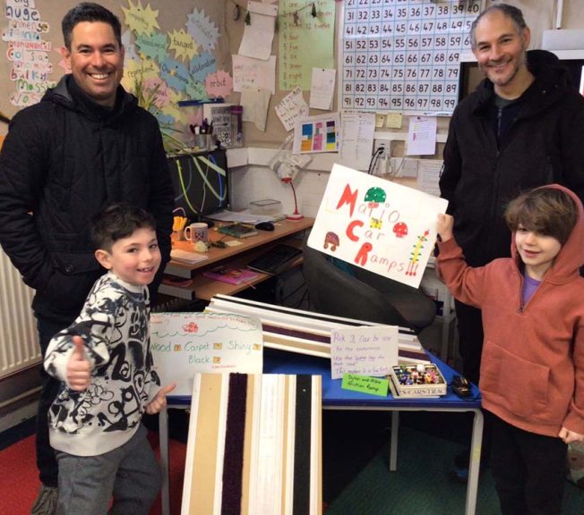 Lower school students taking part in Science Expo