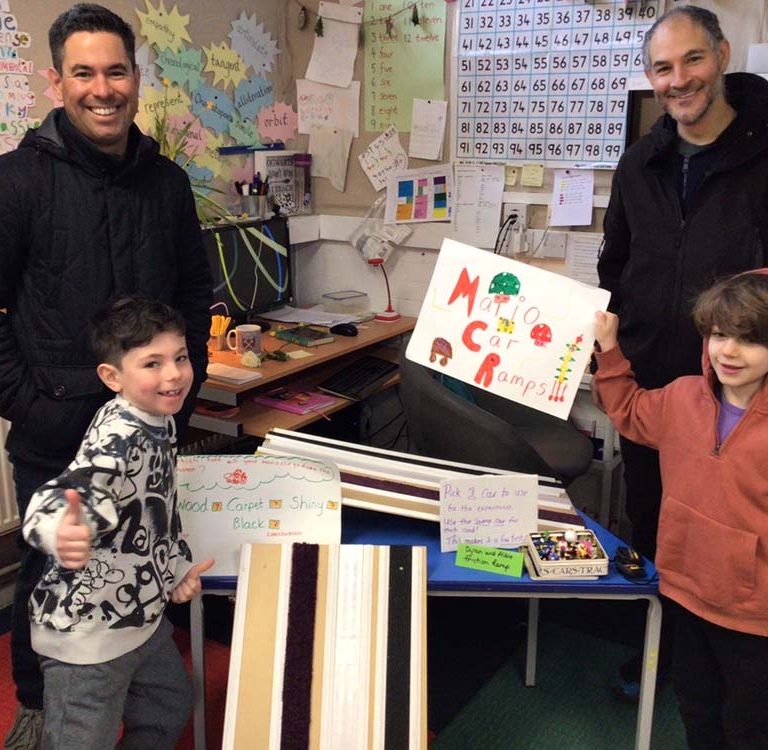 Lower school students taking part in Science Expo