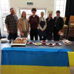 Students and staff Ukrainian Food Festival