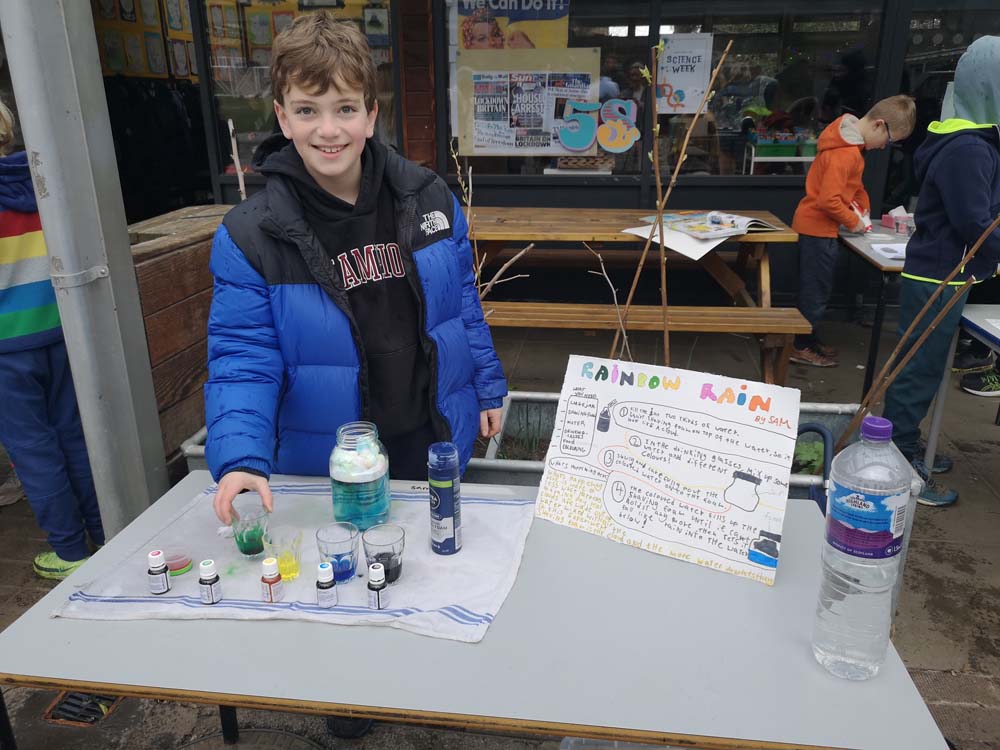 Student at Science Expo