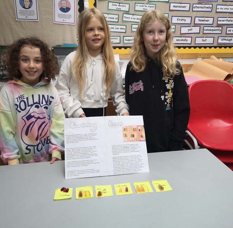 Lower school students taking part in Science Expo