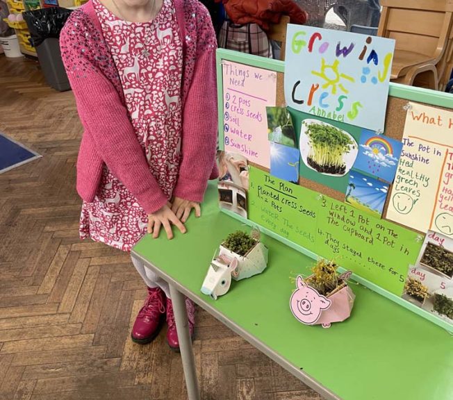 Lower school student taking part in Science Expo