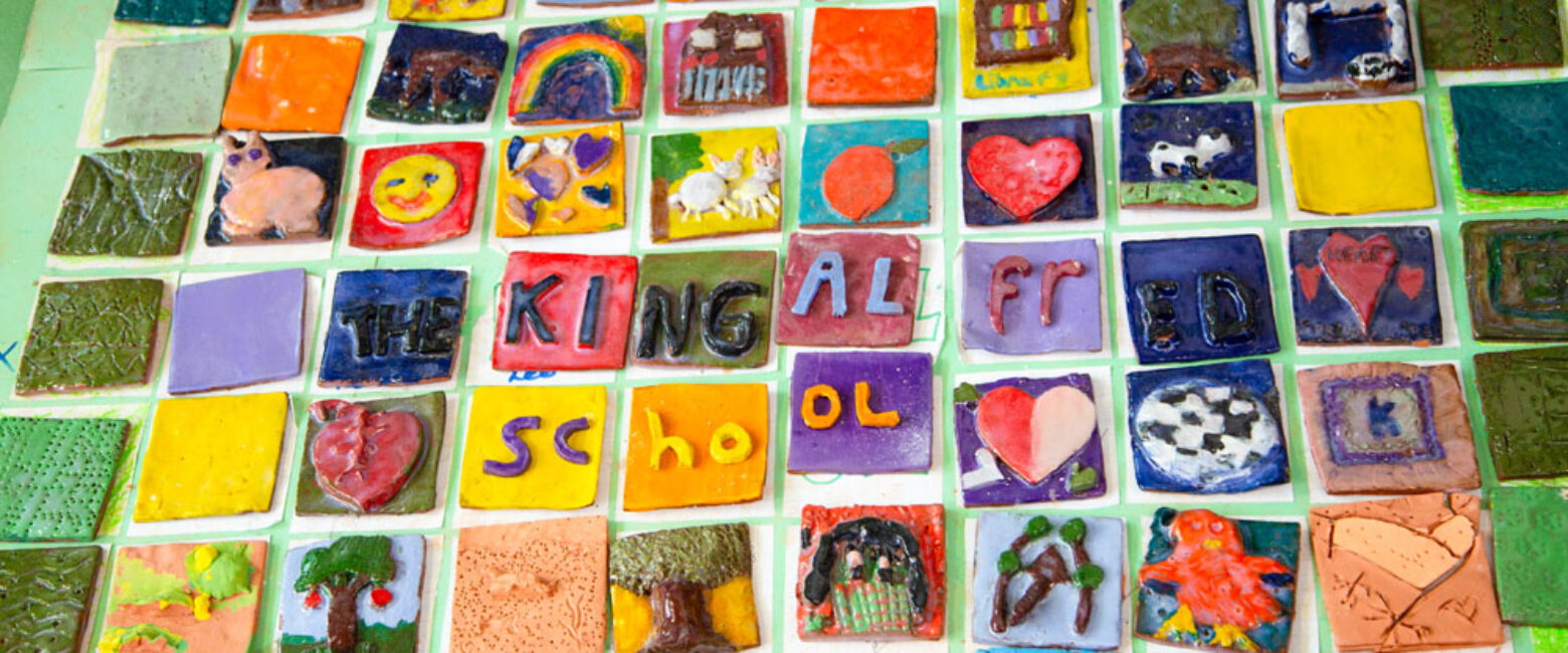 wall of art tiles