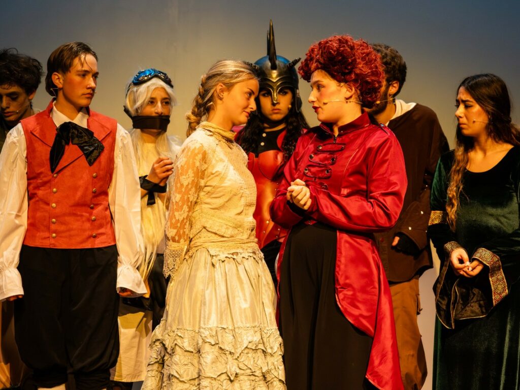 The cast of The Ballad of Raggedy Alice perform on stage