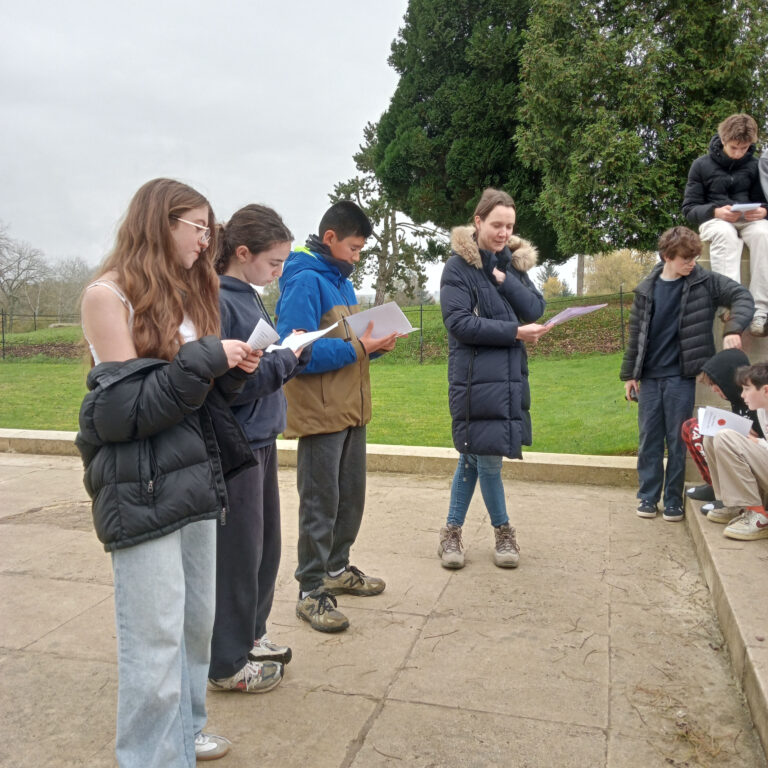 Poetry readings at the Somme