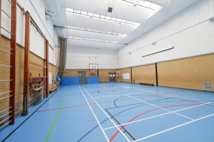 Sports facilities available for hire at The King Alfred School North London, Sports Hall