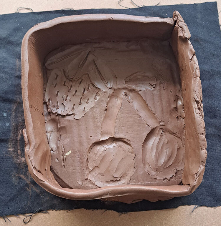 A clay mould created by a Year 7 student